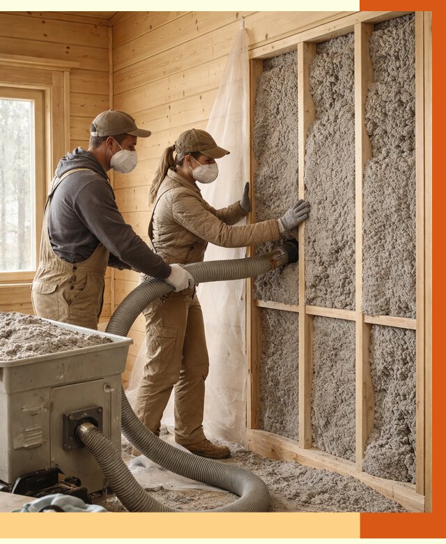 Утепление дачного дома эковатой в Приморско-ахтарске от 1470 руб./м2 — комплексно, ТепломастерПрр