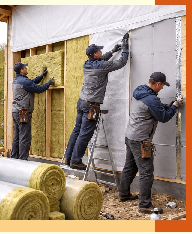 Утепление каркасного дома в Приморско-ахтарске от 4258 руб./м2 — профессионально | ТепломастерПрр