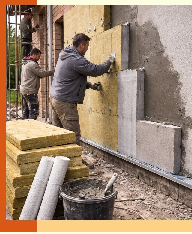 Утепление кирпичного дома под ключ в Приморско-ахтарске