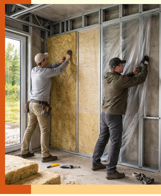 Утепление дома из ЛСТК в Приморско-ахтарске с гарантией качества и эффективности