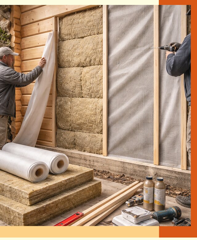 Утепление дома из минибруса в Приморско-ахтарске от 4562 руб/м2 — заказать профессионально | ТепломастерПрр