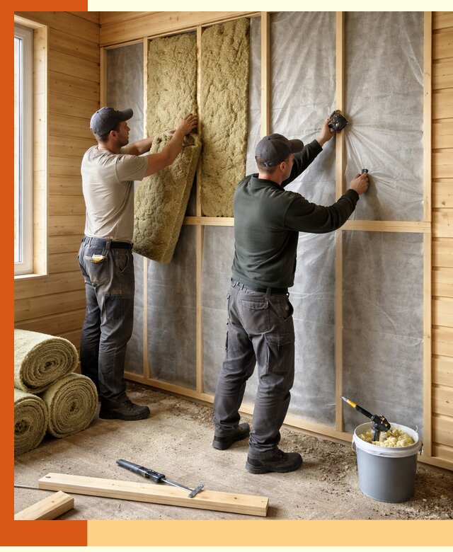 Утепление дома из минибруса в Приморско-ахтарске: комплексные теплоизоляционные работы