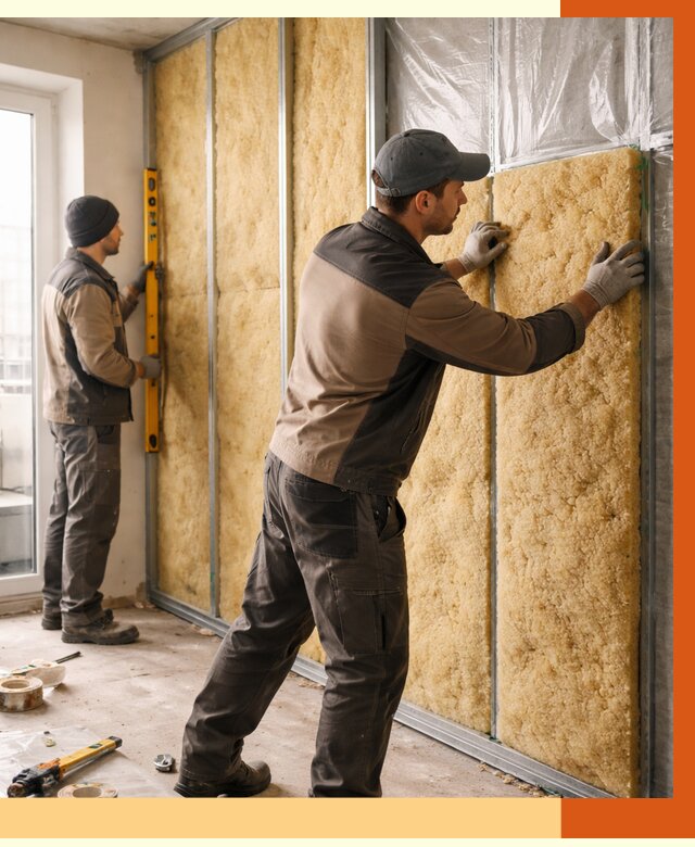 Утепление квартиры изнутри в Приморско-ахтарске от 4410 руб. за м2 | Проф. работы ТепломастерПрр