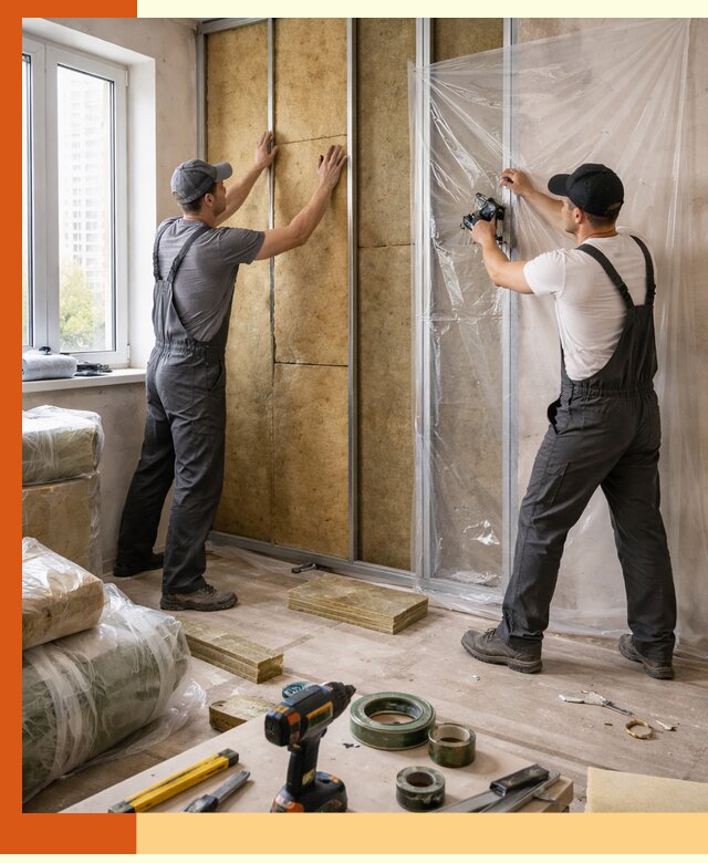 Утепление квартиры изнутри профессионально в Приморско-ахтарске