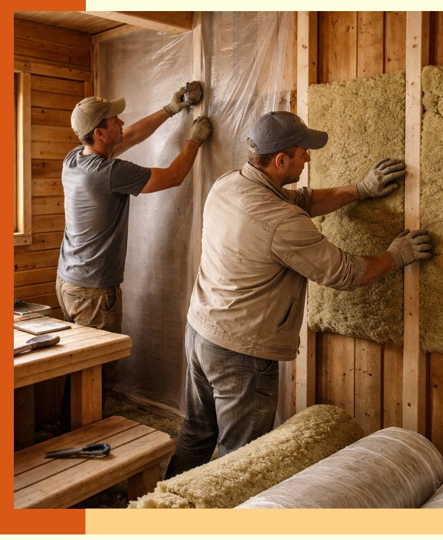 Утепление бани изнутри в Приморско-ахтарске качественно и недорого