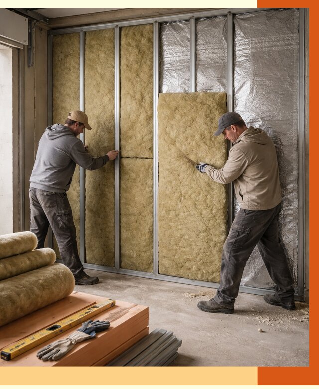 Утепление гаража изнутри в Приморско-ахтарске от 7604 руб/м2 — работы и цена | ТепломастерПрр