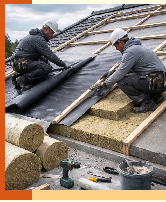 Утепление крыши снаружи в Приморско-ахтарске: профессиональная теплоизоляция