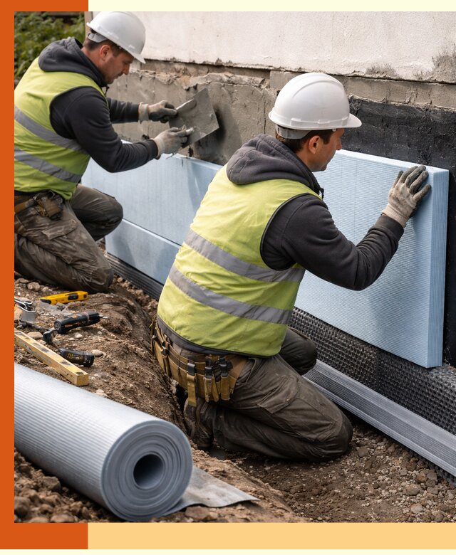 Утепление фундамента снаружи в Приморско-ахтарске — профессиональная теплоизоляция