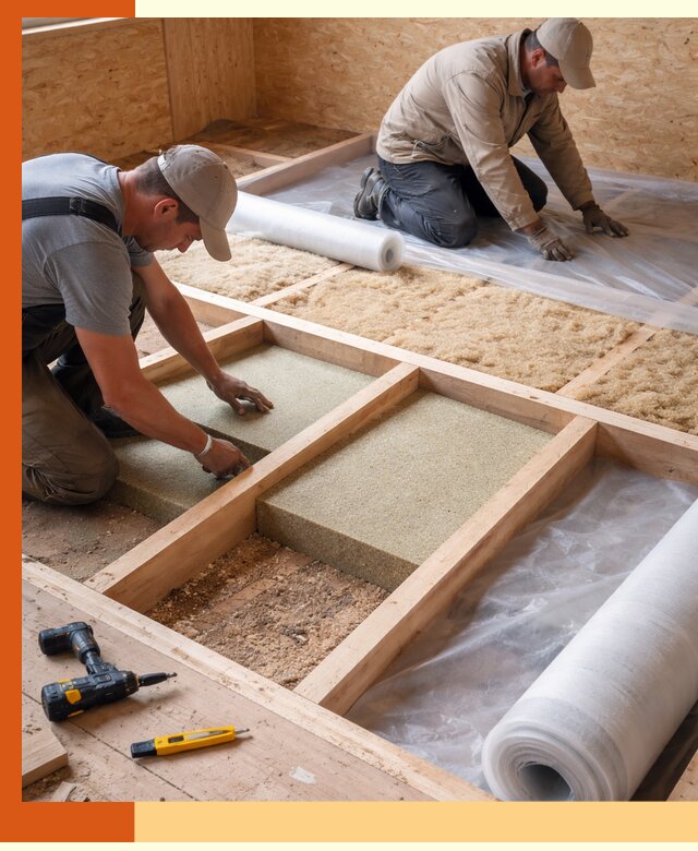 Профессиональное утепление деревянного пола в Приморско-ахтарске