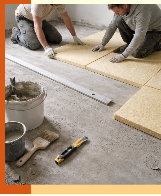 Утепление бетонного пола в Приморско-ахтарске профессионально и недорого