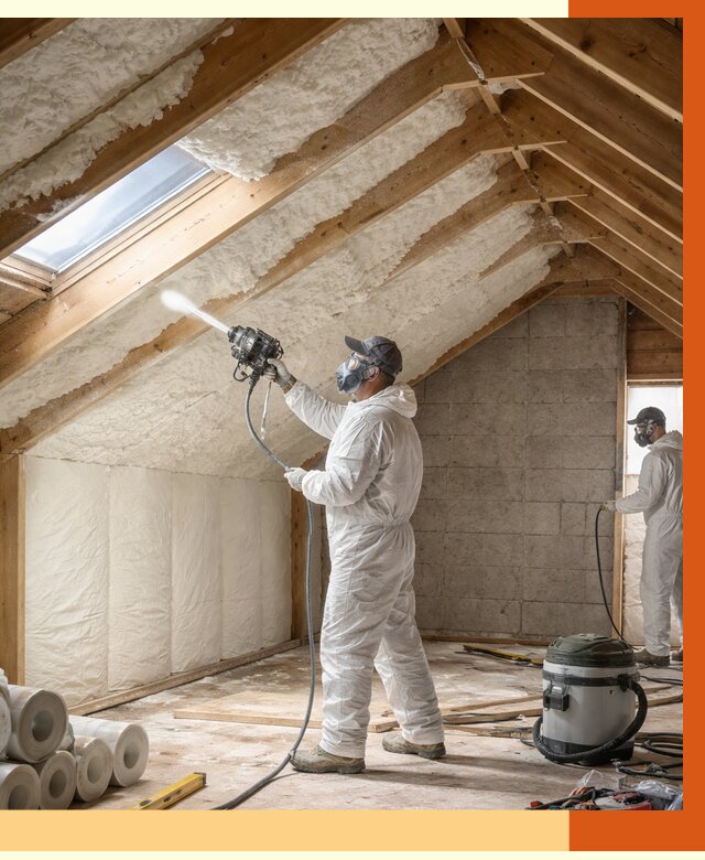 Утепление мансарды ППУ в Приморско-ахтарске от 2788 руб./м² — заказать под ключ | ТепломастерПрр