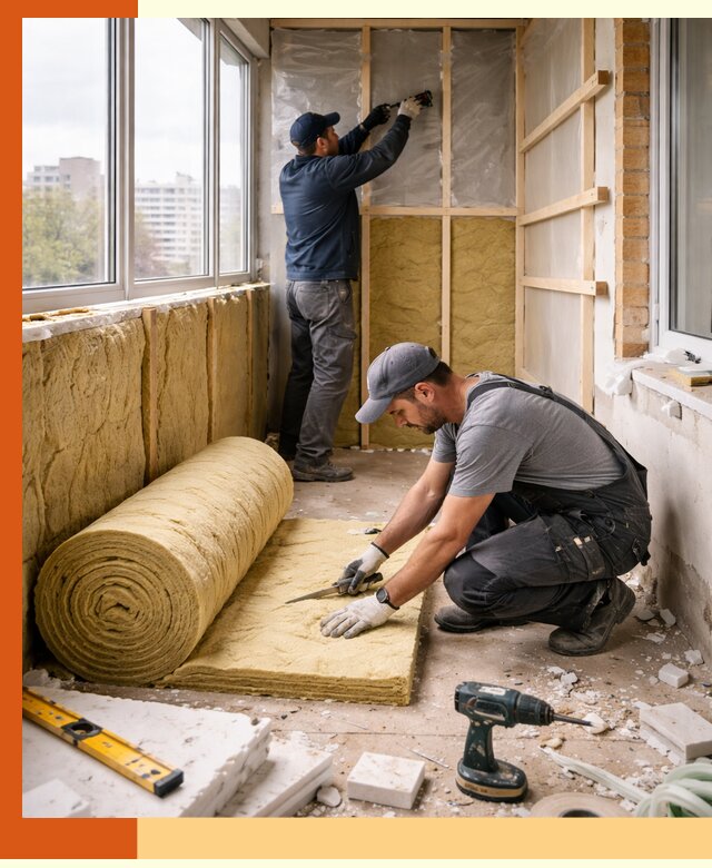 Утепление балкона под ключ в Приморско-ахтарске качественно и быстро