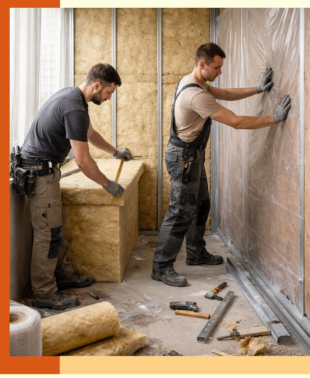 Профессиональное утепление лоджии в Приморско-ахтарске эффективно и надежно