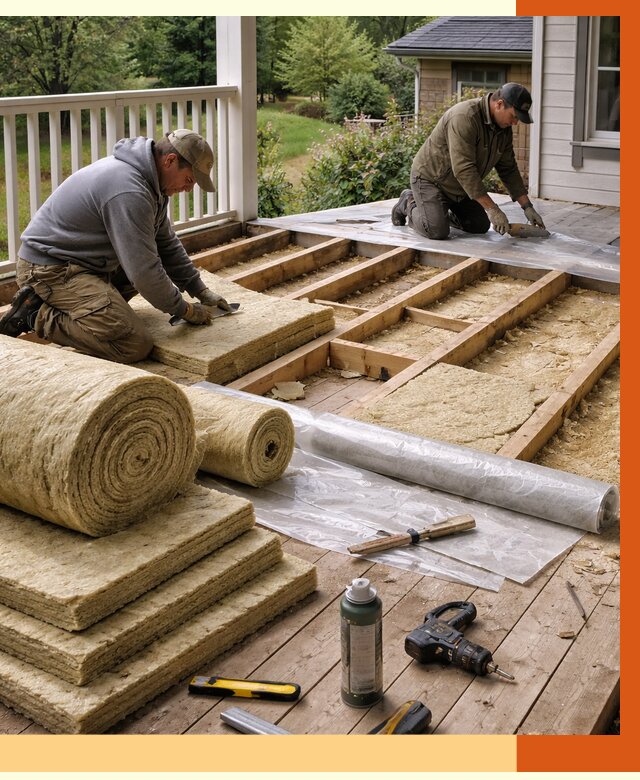 Утепление террасы в Приморско-ахтарске от 4258 руб./м2 — утеплить террасу под ключ | ТепломастерПрр