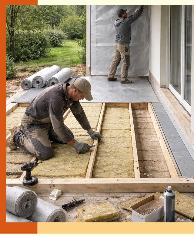 Утепление террасы в Приморско-ахтарске — тепло и защита круглогодично