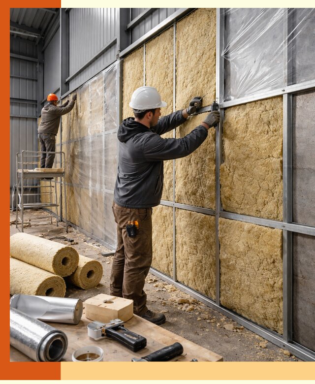 Утепление ангара в Приморско-ахтарске — профессиональная теплоизоляция помещений