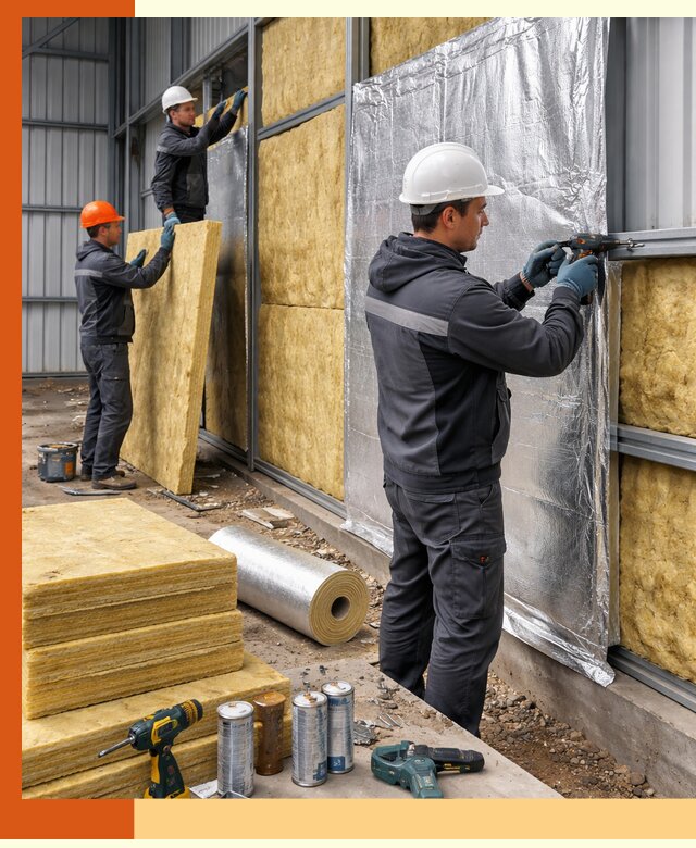 Утепление металлического ангара профессионально в Приморско-ахтарске