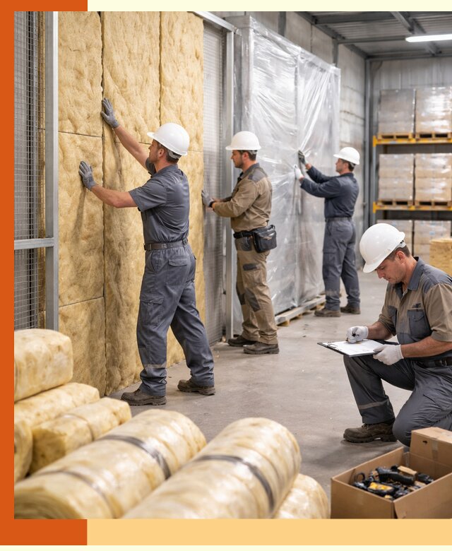 Утепление склада готовой продукции в Приморско-ахтарске качественно и быстро