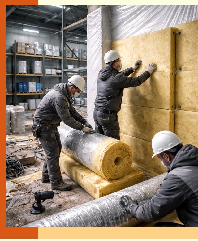 Утепление склада химсырья в Приморско-ахтарске: безопасная и эффективная изоляция