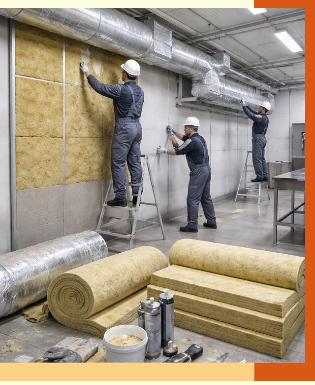 Утепление пищевого цеха в Приморско-ахтарске от 12673 руб./м² — комплексно под ключ | ТепломастерПрр