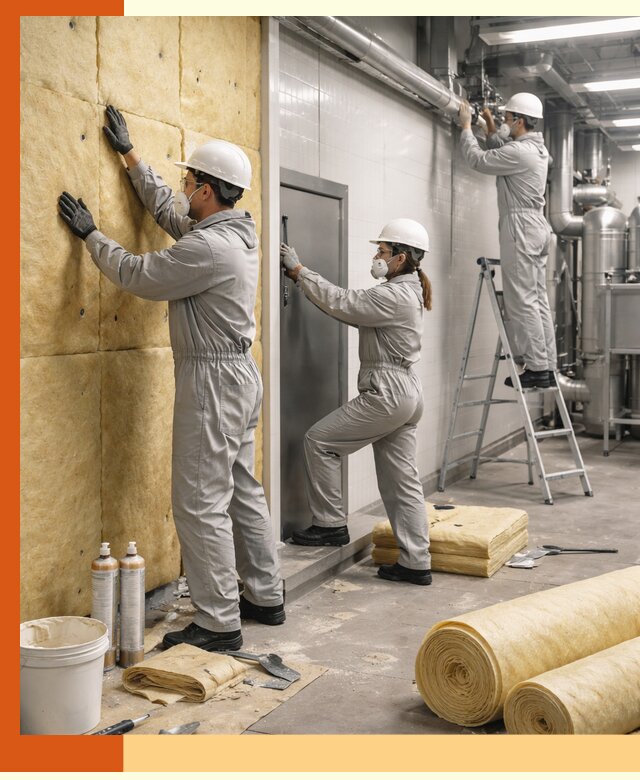 Утепление пищевого цеха под ключ в Приморско-ахтарске