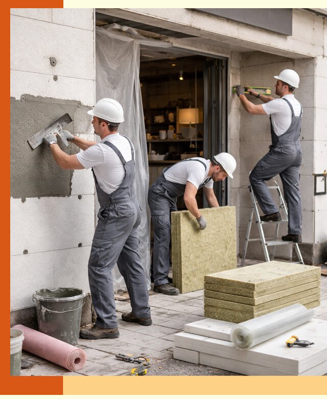 Утепление кафе в Приморско-ахтарске: профессиональная теплоизоляция и монтаж