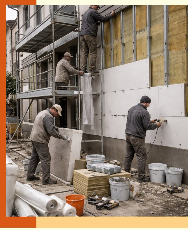 Утепление гостиницы под ключ в Приморско-ахтарске с гарантией качества