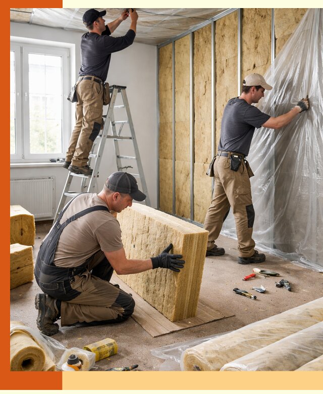 Утепление офисных помещений под ключ в Приморско-ахтарске