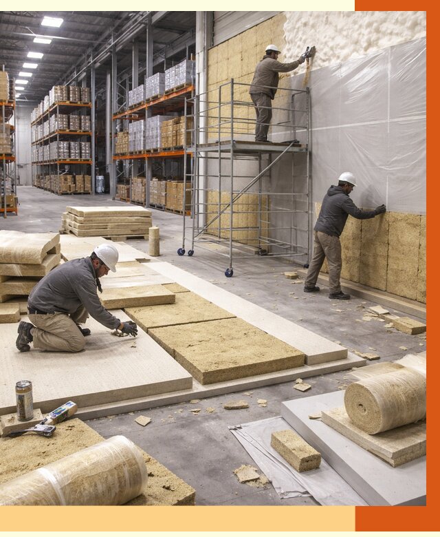 Утепление складского терминала в Приморско-ахтарске от 7604 руб./м² под ключ | ТепломастерПрр