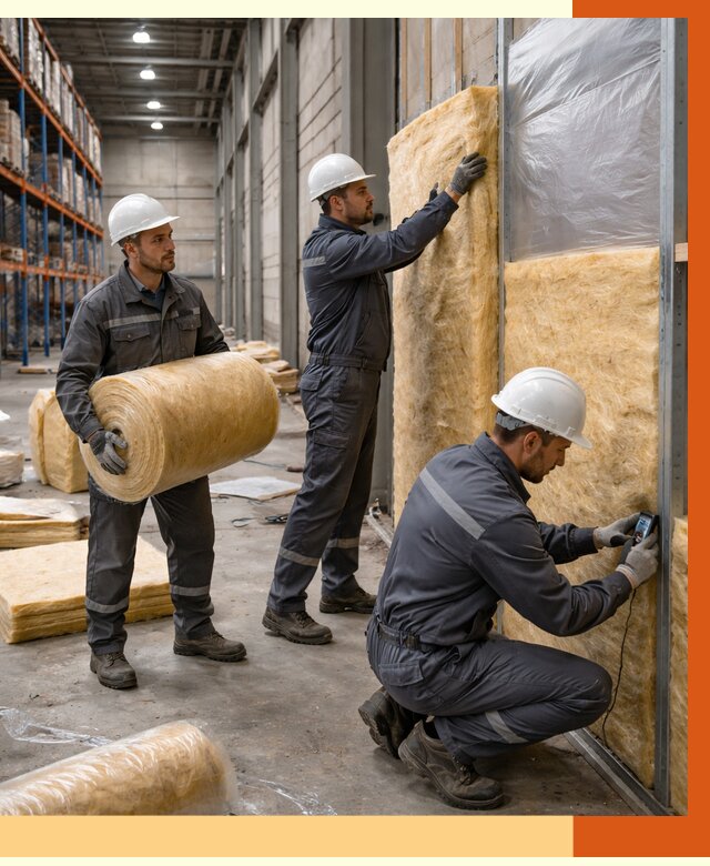 Утепление логистического центра в Приморско-ахтарске от 4562 руб/м² под ключ | ТепломастерПрр