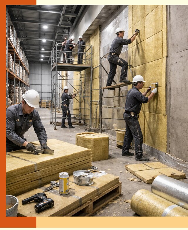 Утепление логистического центра в Приморско-ахтарске качественно и экономично