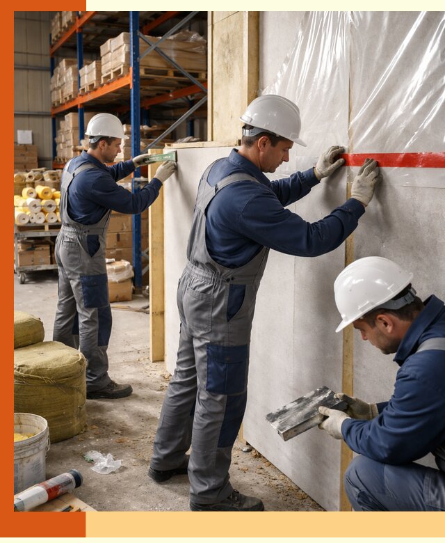 Утепление теплого склада под ключ в Приморско-ахтарске