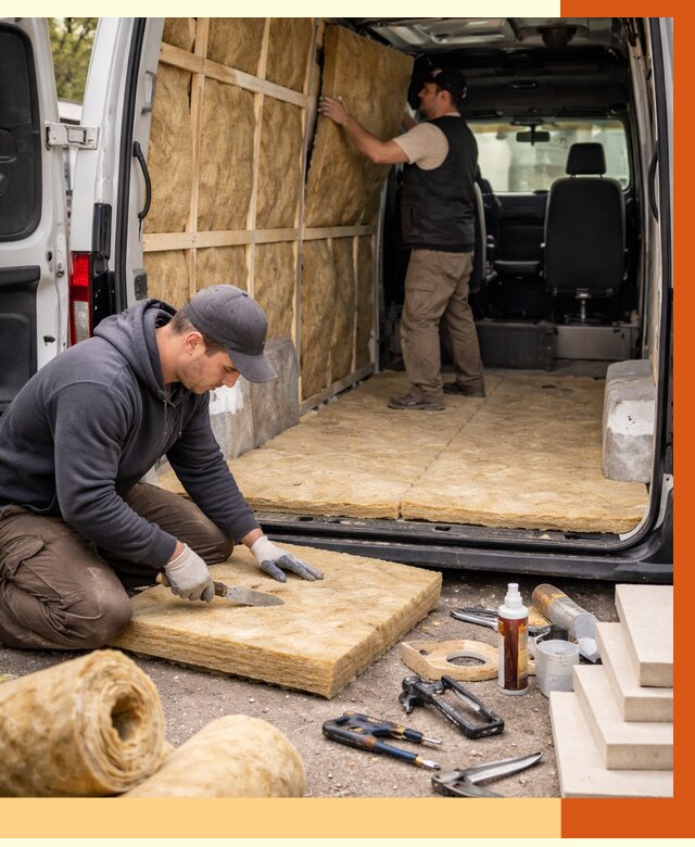 Утепление кемпера в Приморско-ахтарске под ключ от 12166 руб. — профессионально | ТепломастерПрр