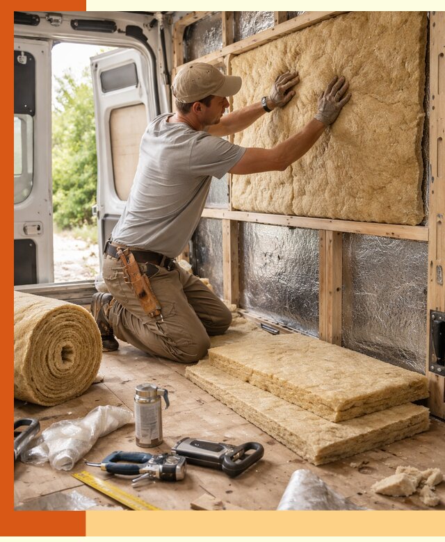 Утепление кемпера под ключ в Приморско-ахтарске с гарантией качества