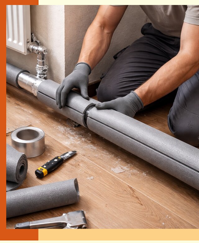 Утепление труб отопления в Приморско-ахтарске: теплоизоляция и защита сети