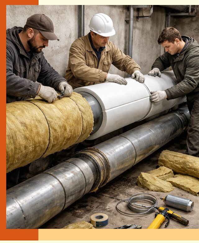Утепление трубопровода в Приморско-ахтарске с гарантией энергоэффективности