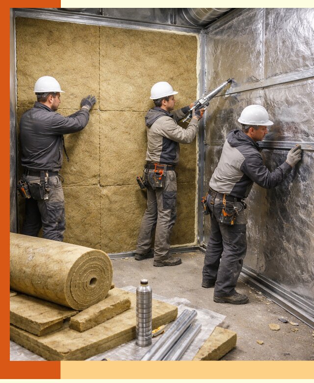 Утепление венткамеры в Приморско-ахтарске — качественная теплоизоляция и шумопоглощение