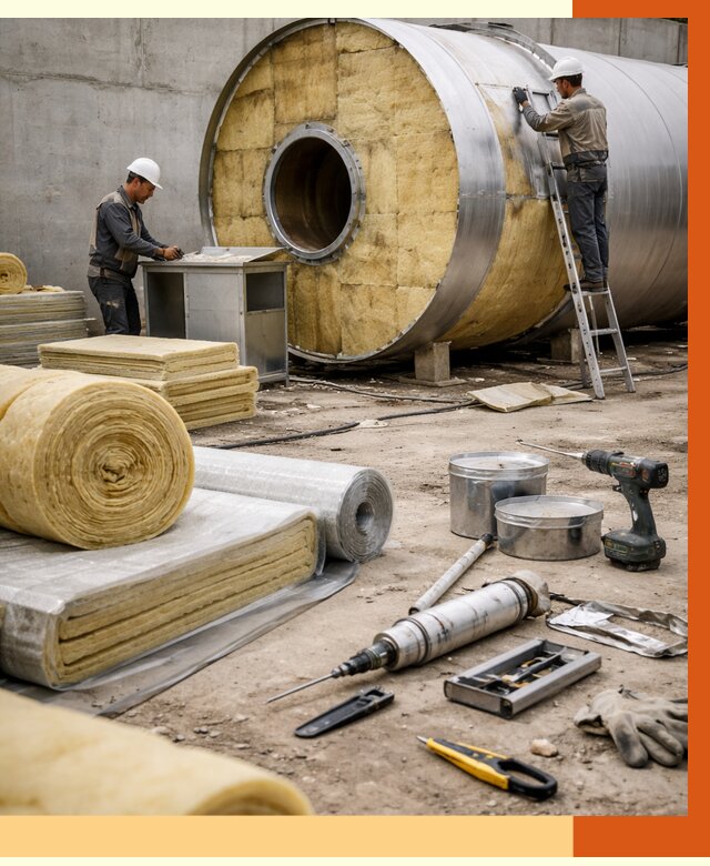 Утепление резервуара с топливом в Приморско-ахтарске от 27880 руб. под ключ | ТепломастерПрр