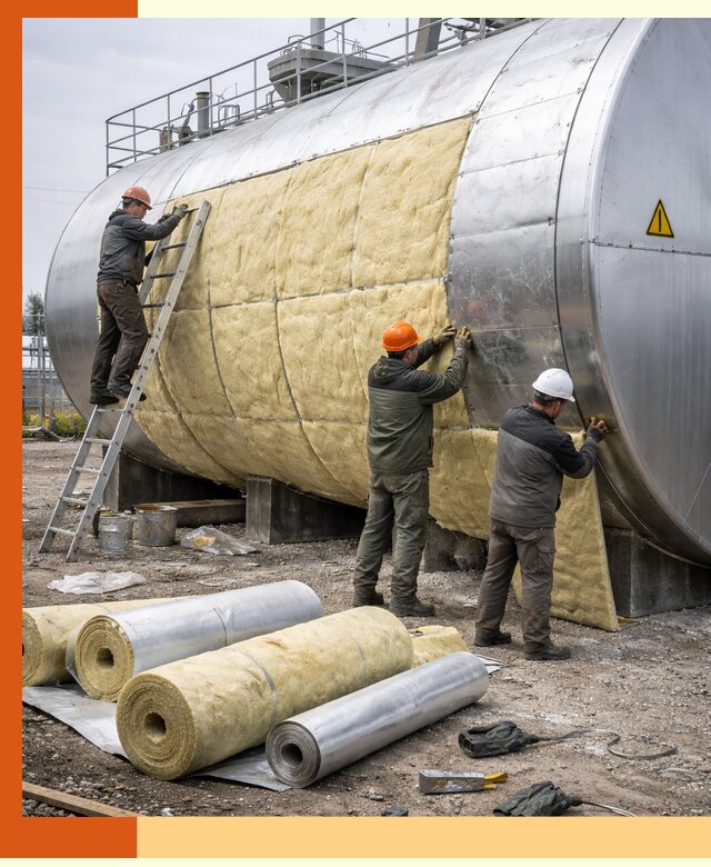 Утепление резервуаров с топливом в Приморско-ахтарске надежно и экономично