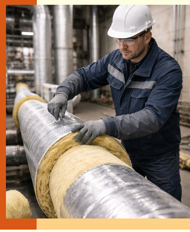 Утепление технологического оборудования и заводских установок в Приморско-ахтарске