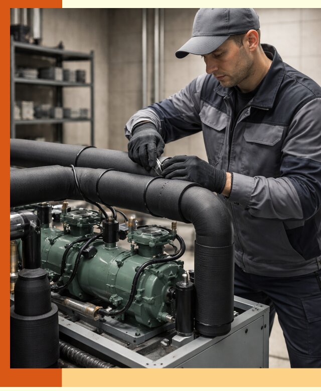 Утепление холодильного агрегата и теплоизоляция в Приморско-ахтарске