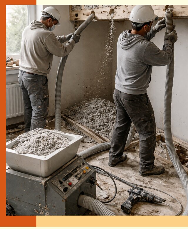 Заполнение пустот перекрытий пеной и наполнителями в Приморско-ахтарске