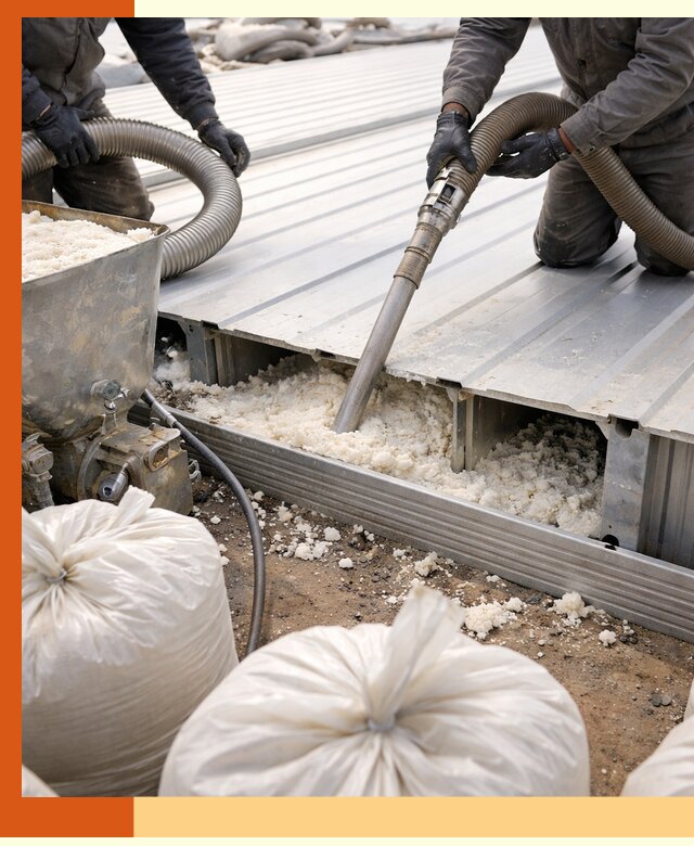 Заполнение пустот кровельных панелей пенными и мокрыми герметиками в Приморско-ахтарске