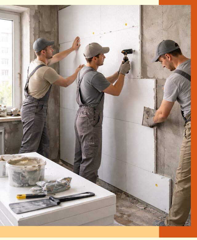 Утепление пенопластом домов и стен в Приморско-ахтарске от 1876 руб. — ТепломастерПрр