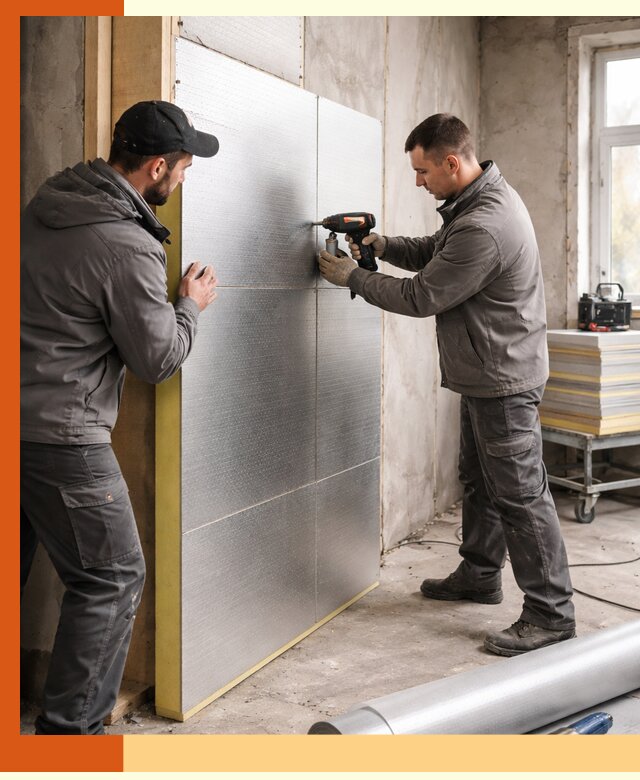 Утепление PIR панелями домов и зданий в Приморско-ахтарске