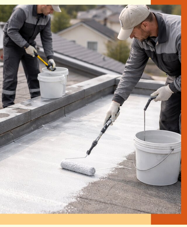 Утепление кровли жидкой теплоизоляцией в Приморско-ахтарске от 2180 руб./м2 | ТепломастерПрр