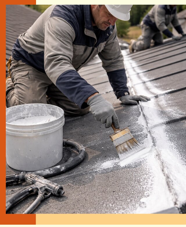 Утепление кровли жидкой теплоизоляцией в Приморско-ахтарске