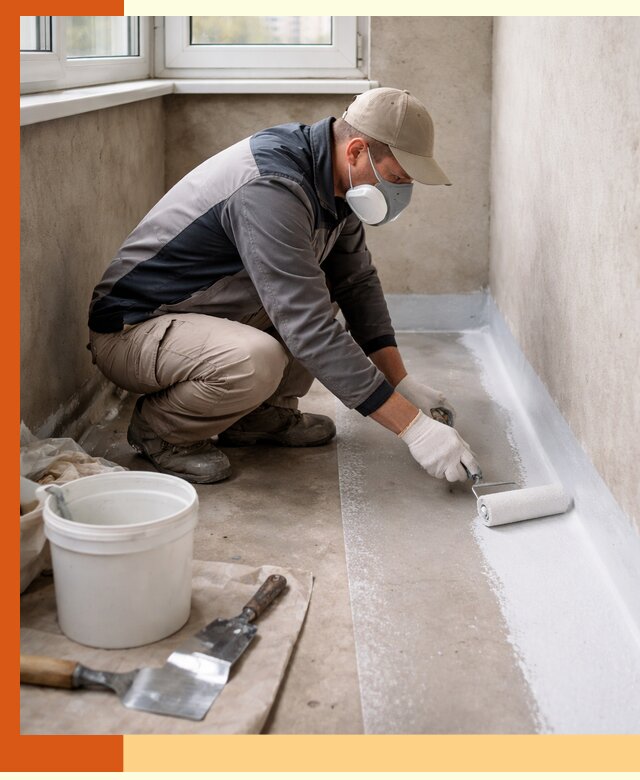 Утепление балкона жидкой теплоизоляцией в Приморско-ахтарске