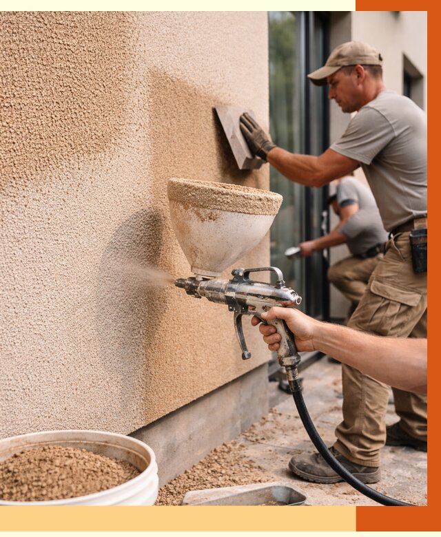 Утепление фасада жидкой пробкой в Приморско-ахтарске от 4866 руб./м² под ключ | ТепломастерПрр