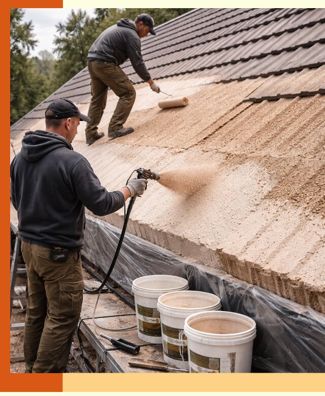 Утепление кровли жидкой пробкой в Приморско-ахтарске для домов и зданий